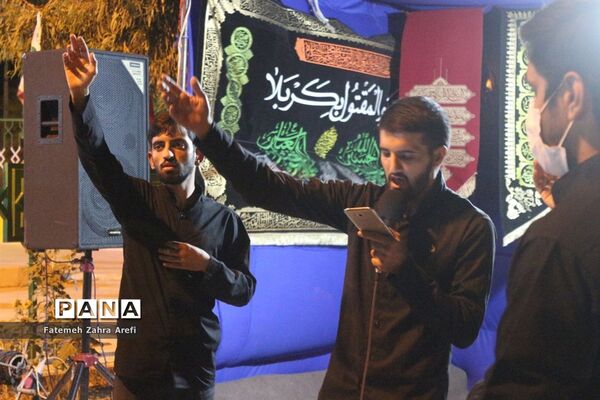 آغاز عزاداری دهه اول محرم در گلزار شهدای زابل
