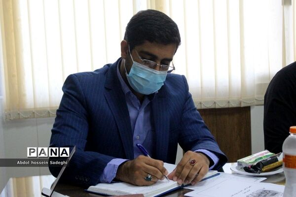 جلسه هماهنگی سوگواره احلی من العسل در معاونت پرورشی  و فرهنگی  آموزش و پرورش استان بوشهر