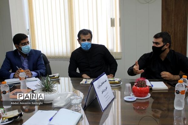 جلسه هماهنگی سوگواره احلی من العسل در معاونت پرورشی  و فرهنگی  آموزش و پرورش استان بوشهر