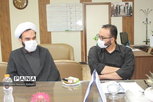 جلسه هماهنگی سوگواره احلی من العسل در معاونت پرورشی  و فرهنگی  آموزش و پرورش استان بوشهر