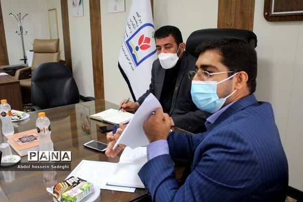 جلسه هماهنگی سوگواره احلی من العسل در معاونت پرورشی  و فرهنگی  آموزش و پرورش استان بوشهر