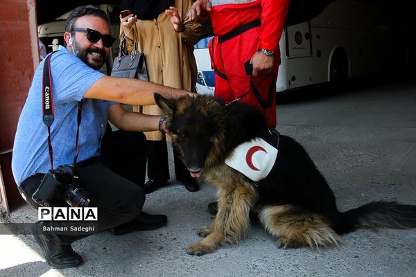 بازدید خبرنگاران از سازمان امداد و نجات جمعیت هلال احمر