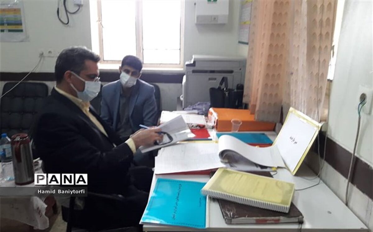 بازدیدکارشناسان آموزشی اداره کل ازمدارس شهرستان حمیدیه