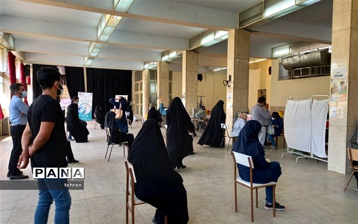 پایان واکسیناسیون مرحله اول فرهنگیان منطقه ۷