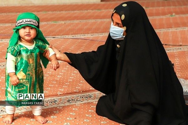 آیین شیرخوارگان حسینی در شهر جعفریه قم