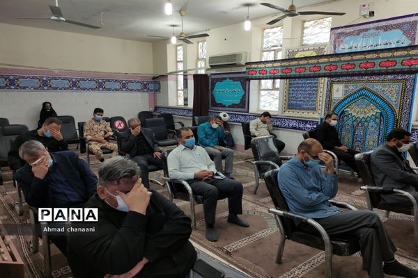 آیین بزرگداشت اولین سالگرد آسمانی شدن معاون سابق پرورشی اداره آموزش و پرورش کارون