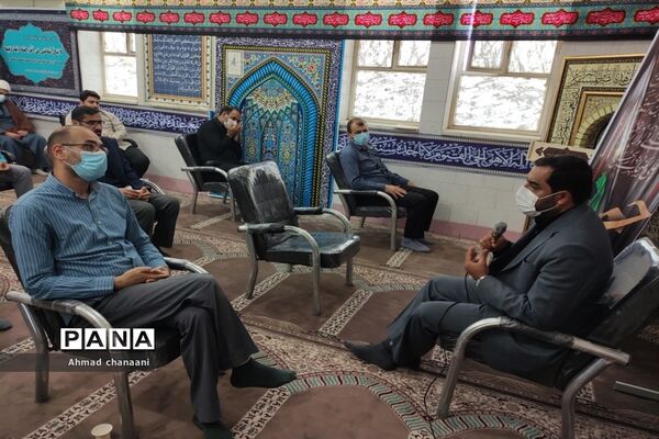 آیین بزرگداشت اولین سالگرد آسمانی شدن معاون سابق پرورشی اداره آموزش و پرورش کارون
