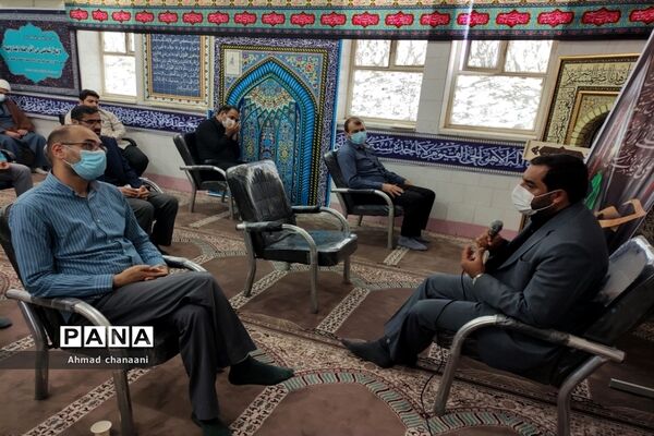 آیین بزرگداشت اولین سالگرد آسمانی شدن معاون سابق پرورشی اداره آموزش و پرورش کارون