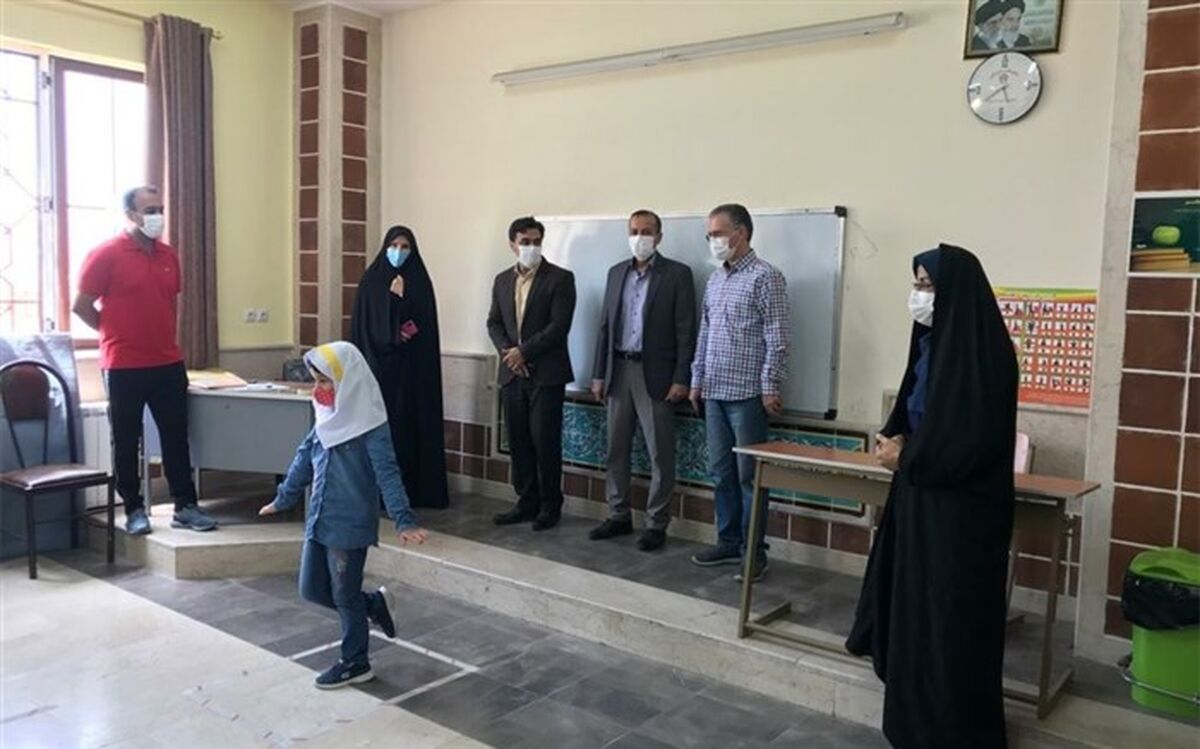 بازدید معاون تربیت‌بدنی از پایگاه سنجش نوآموزان بدو ورود به دبستان