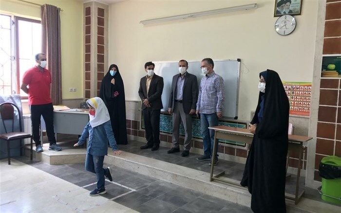 بازدید معاون تربیت‌بدنی از پایگاه سنجش نوآموزان بدو ورود به دبستان