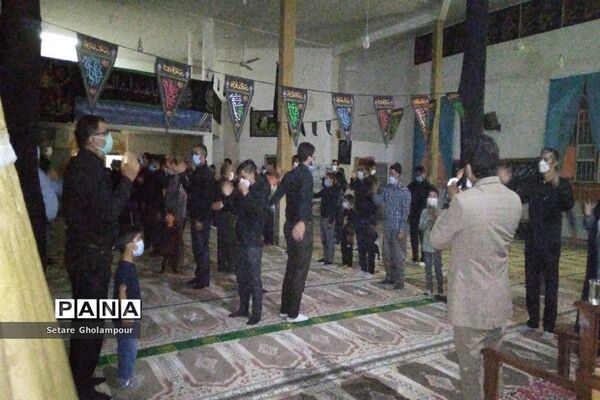 مراسم عزاداری دهه اول ماه محرم در درمیان