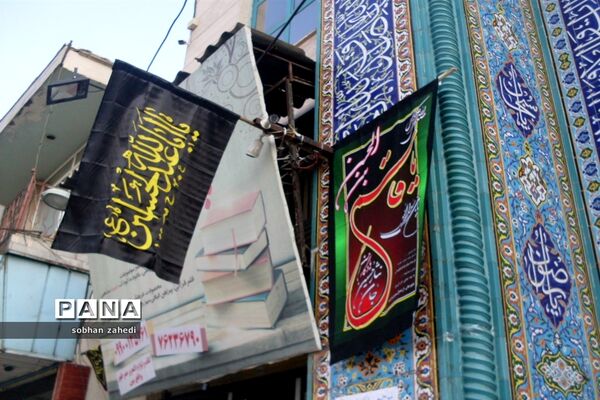 سیاهپوش شدن رودهن و بومهن در عزای امام حسین(ع)