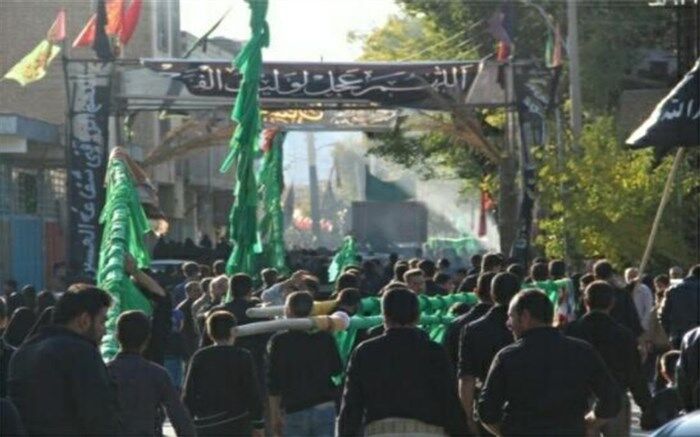 « علم بندی«  سنتی دیرین در روستای کاهکش 