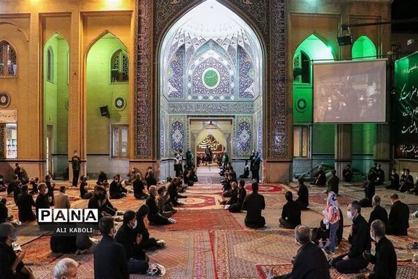 عزاداری شب پنجم محرم در حسینیه اعظم زنجان