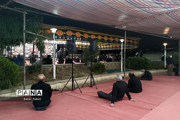 مراسم سوگواری امام حسین (ع) در منطقه ۵ شهر تهران