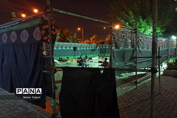 مراسم سوگواری امام حسین (ع) در منطقه ۵ شهر تهران