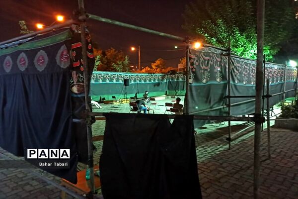 مراسم سوگواری امام حسین (ع) در منطقه ۵ شهر تهران
