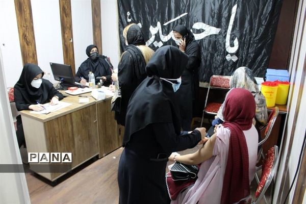 تبدیل هیات مذهبی به پایگاه واکسیناسیون برای اولین بار در کشور