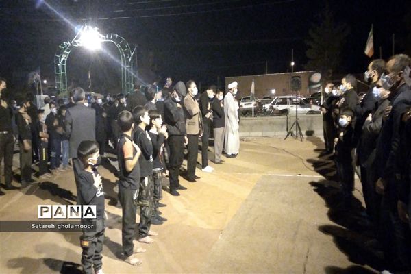 مراسم عزاداری ماه محرم درمسجد محمدرسول الله شهرستان درمیان