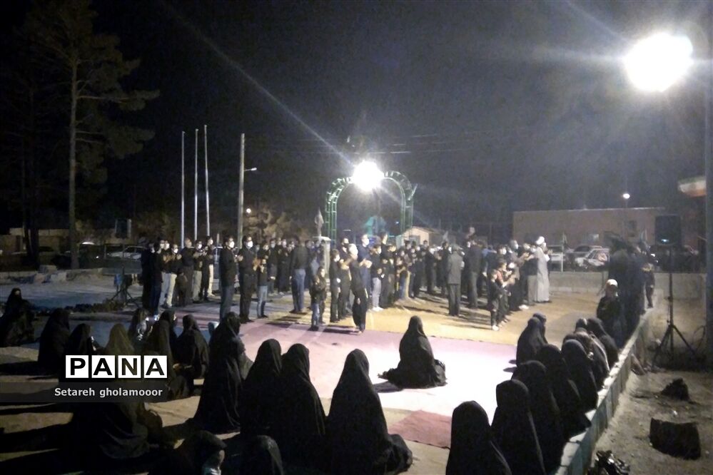 مراسم عزاداری ماه محرم درمسجد محمدرسول الله شهرستان درمیان