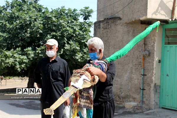 حال و هوای محرم در روستای تیله نو شهرستان گلوگاه