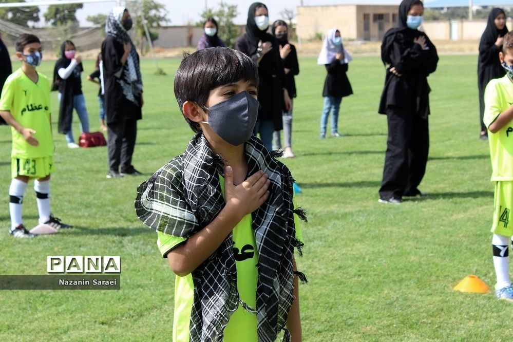 مراسم عزاداری نوجوانان تیم فوتبال اسلامشهر