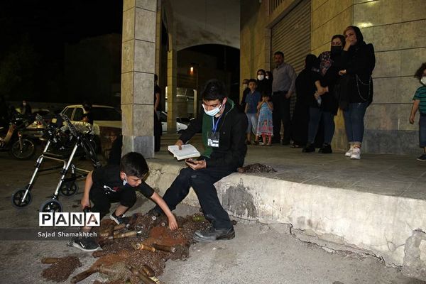 مراسم سوگواری امام حسین (ع) در مناطق مختلف شهر اهواز