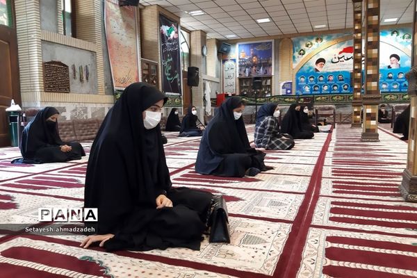 برگزاری مراسم عزاداری« دختران زینبی» در شهرستان گلوگاه