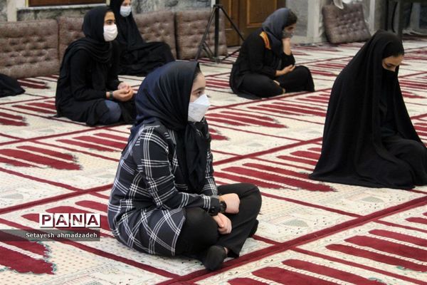 برگزاری مراسم عزاداری« دختران زینبی» در شهرستان گلوگاه