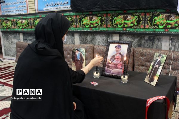 برگزاری مراسم عزاداری« دختران زینبی» در شهرستان گلوگاه