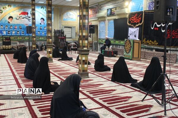 برگزاری مراسم عزاداری« دختران زینبی» در شهرستان گلوگاه