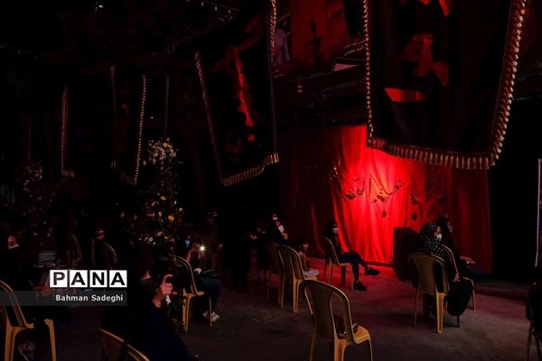 مراسم عزاداری شب تاسوعای حسینی در محله نارمک