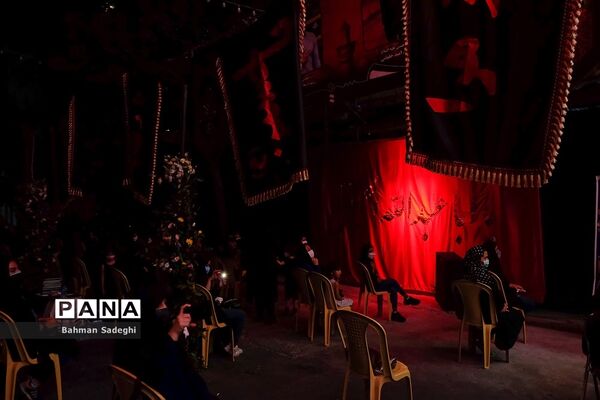 مراسم عزاداری شب تاسوعای حسینی در محله نارمک
