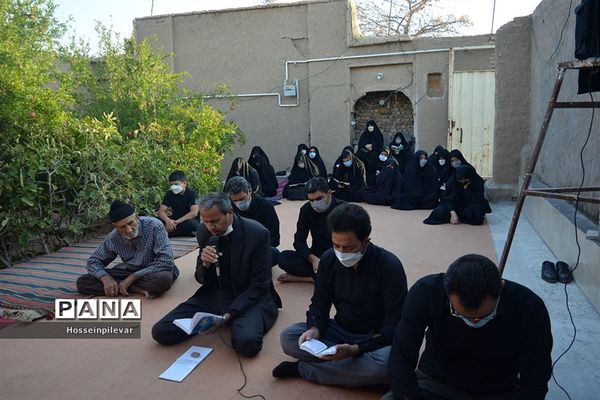 زمزمه زیارت عاشورا در شهرستان خوسف