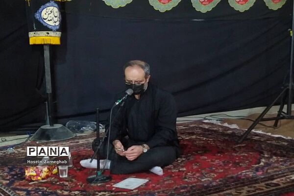 برگزاری مراسم عزاداری تاسوعای حسینی در سازمان دانش آموزی استان همدان