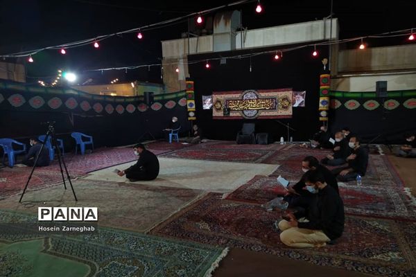 برگزاری مراسم عزاداری تاسوعای حسینی در سازمان دانش آموزی استان همدان