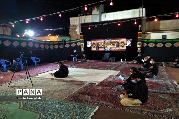 برگزاری مراسم عزاداری تاسوعای حسینی در سازمان دانش آموزی استان همدان