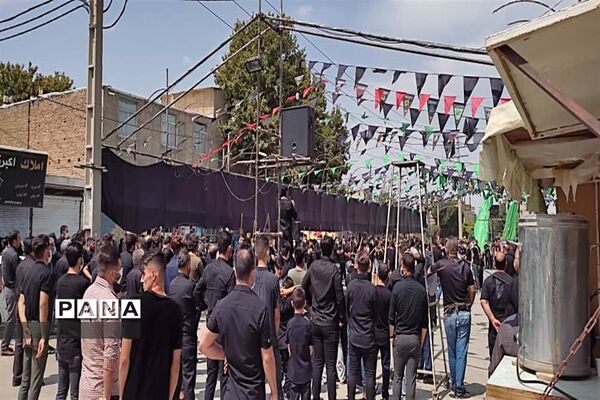 برگزاری مراسم تاسوعای حسینی  در البرز