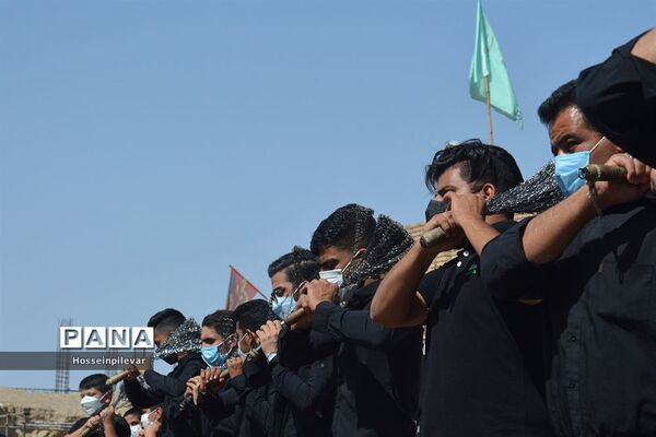 ظهر تاسوعا در هیات صاحب الزمانی شهرستان خوسف