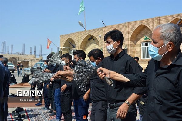 ظهر تاسوعا در هیات صاحب الزمانی شهرستان خوسف