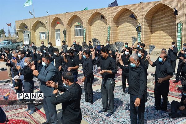 ظهر تاسوعا در هیات صاحب الزمانی شهرستان خوسف