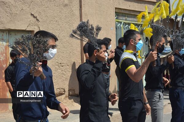 ظهر تاسوعا در هیات محبان شهرستان خوسف