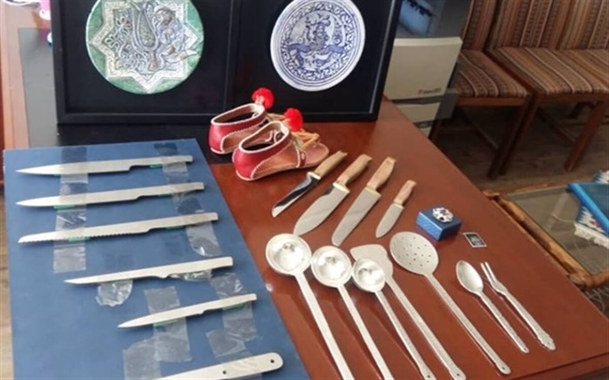 نمونه‌سازی از آثار شاخص صنایع‌دستی استان زنجان