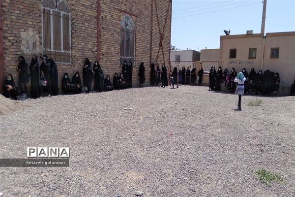 مراسم تاسوعای حسینی مسجد محمدرسول الله شهرستان درمیان