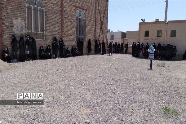 مراسم تاسوعای حسینی مسجد محمدرسول الله شهرستان درمیان