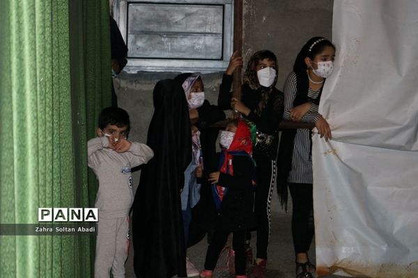 شور حسینی مردم ایرانشهر در شب عاشورای حسینی