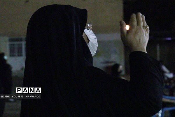 مراسم شب عاشورا در شهر میانکوه شهرستان امیدیه