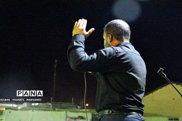 مراسم شب عاشورا در شهر میانکوه شهرستان امیدیه