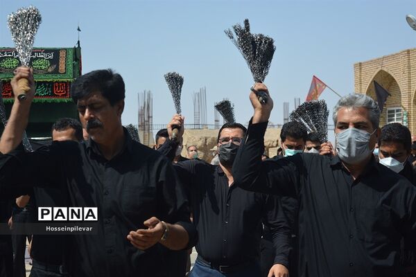صبح عاشورا در هیات صاحب الزمانی شهرستان خوسف
