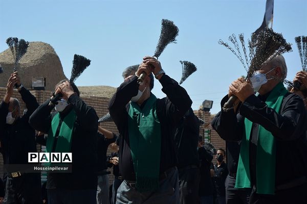 صبح عاشورا در هیات صاحب الزمانی شهرستان خوسف